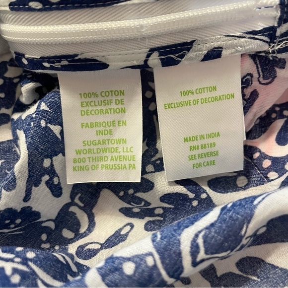 Lilly Pulitzer Ocean Cove Long Sleeve Tunic Top Oyster Bay Blue Krillin It. Sz S - Picture 14 of 15